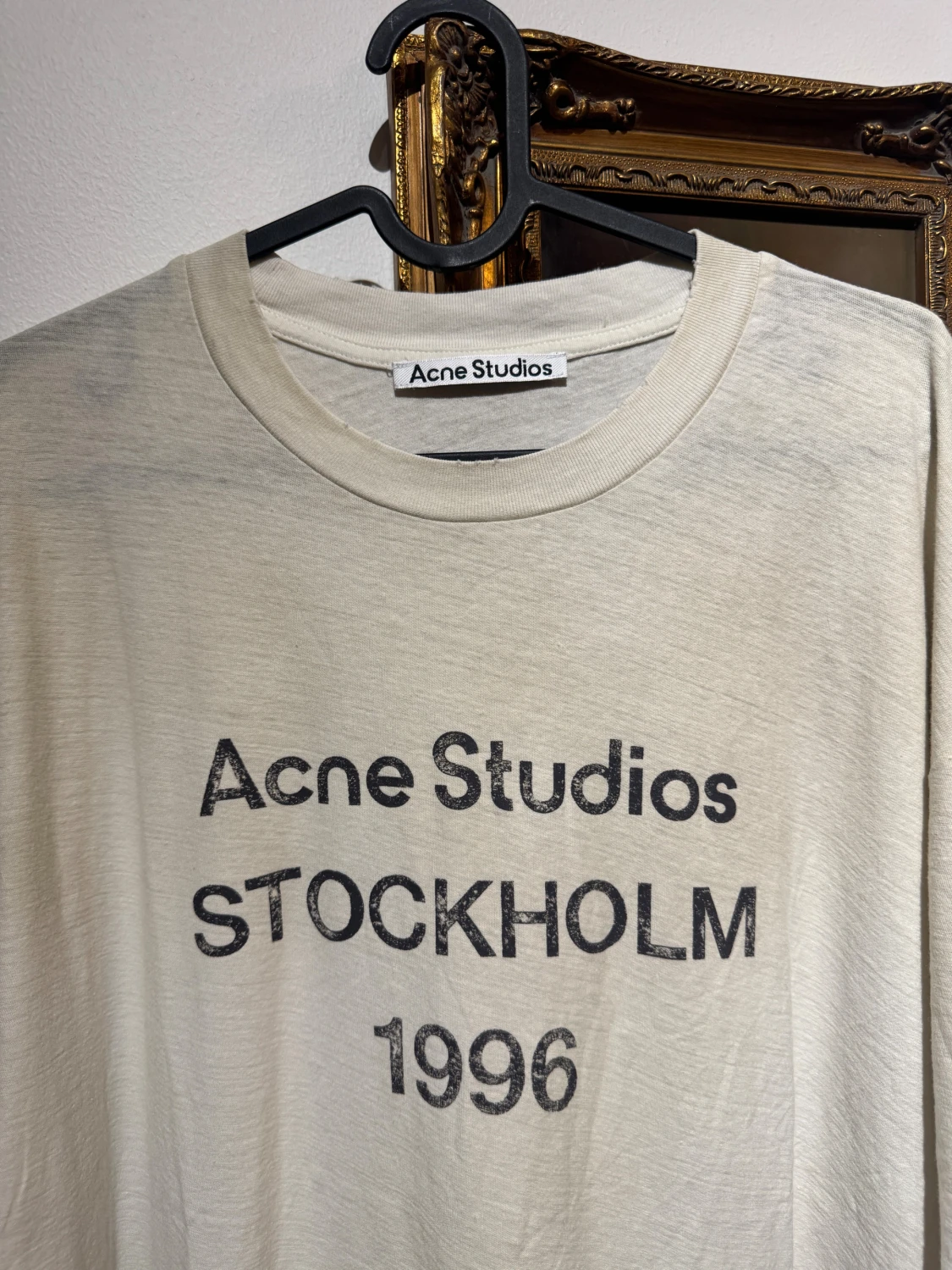 Vit Acne Studios t-shirt storlek M 1996 Stockholm - 2