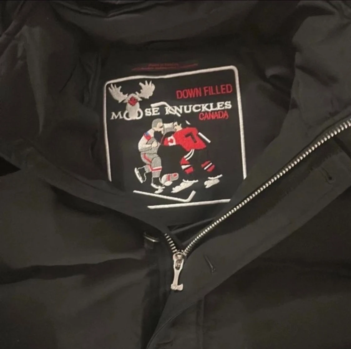 Svart dunjacka Moose Knuckles L - 3