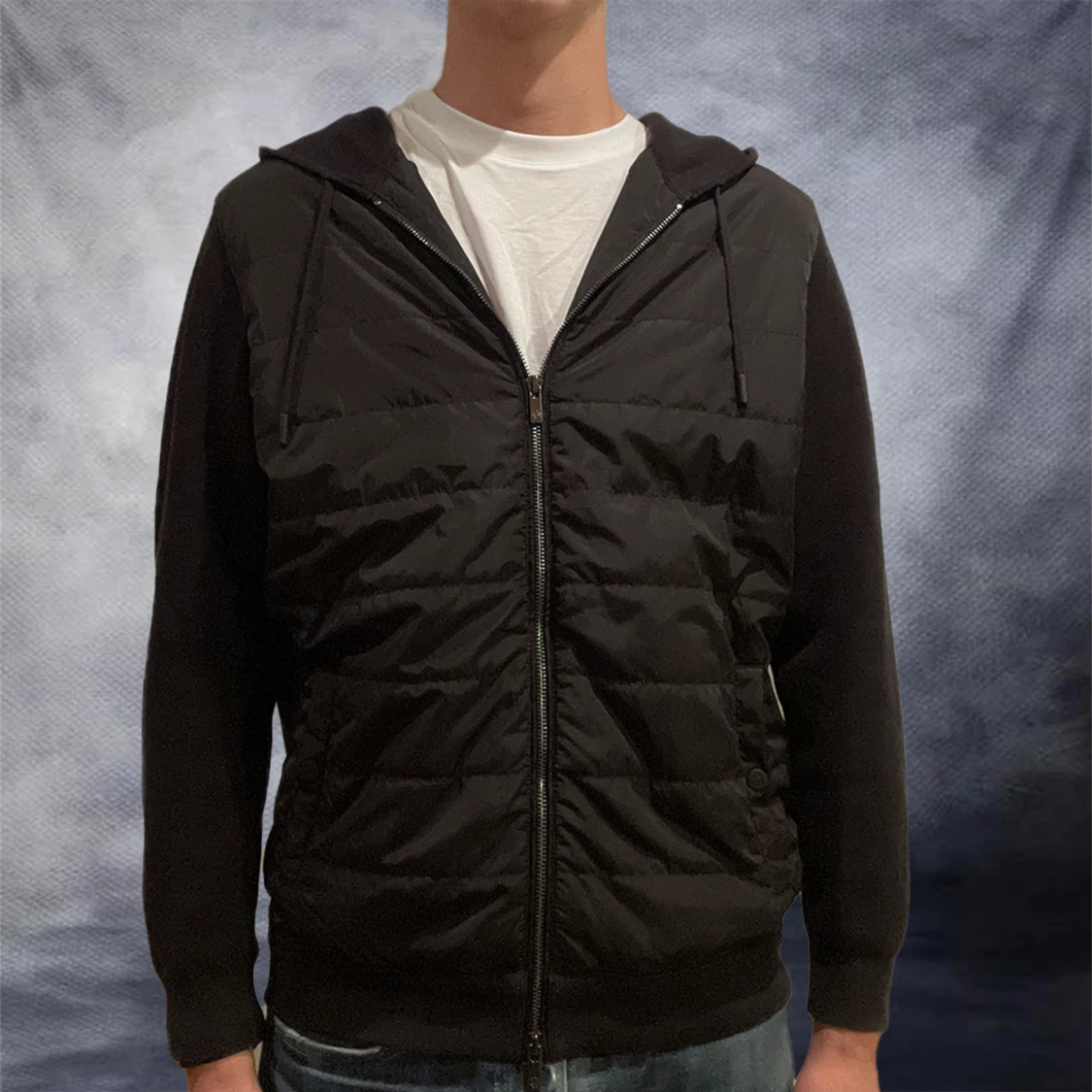 MASSIMO DUTTI HYBRID CARDIGAN