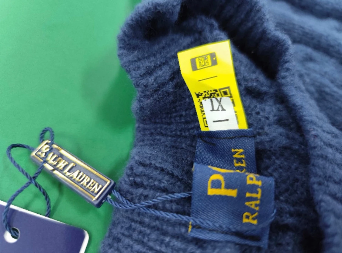 Marinblå stickad tröja Polo Ralph Lauren - 3