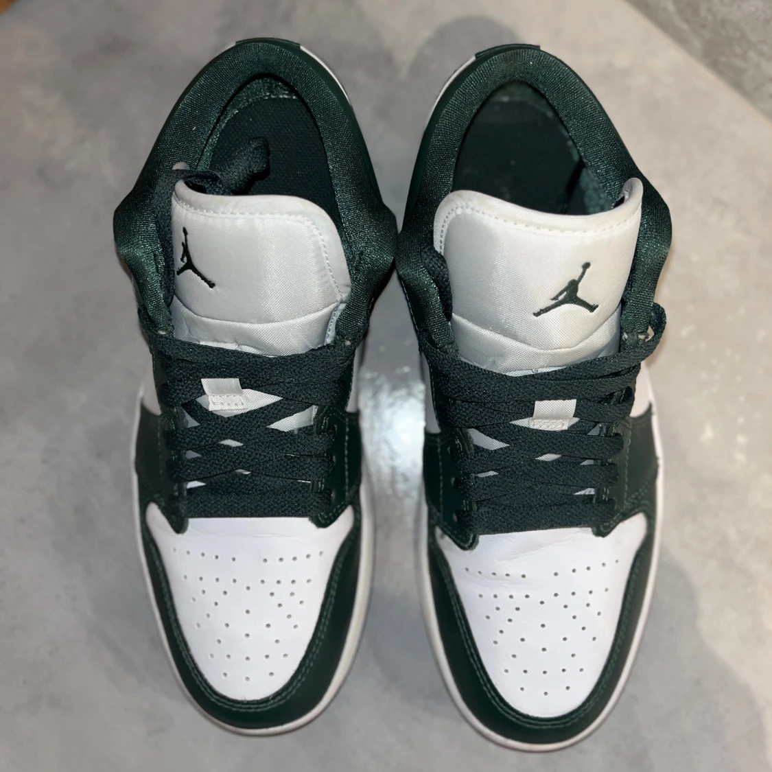 Nike Air Jordan 1 Low vit/grön - 1