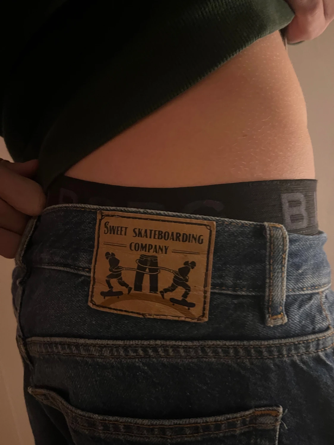 Blåa jeans från Sweet Skateboarding - 3