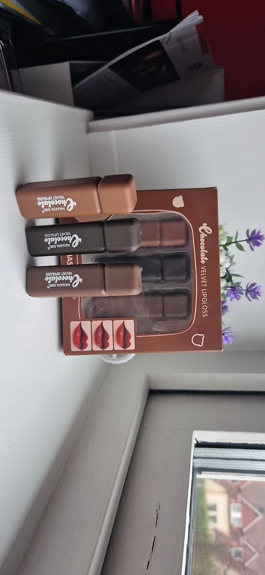 3 pcs Chocolate Velvet Lipgloss set - 2