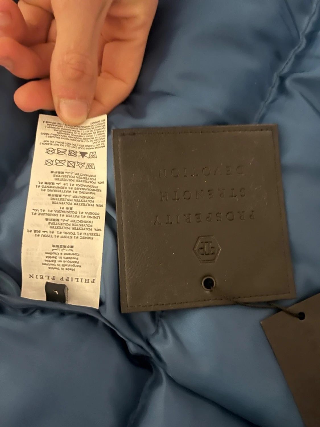 Blå dunväst från Philipp Plein - 2