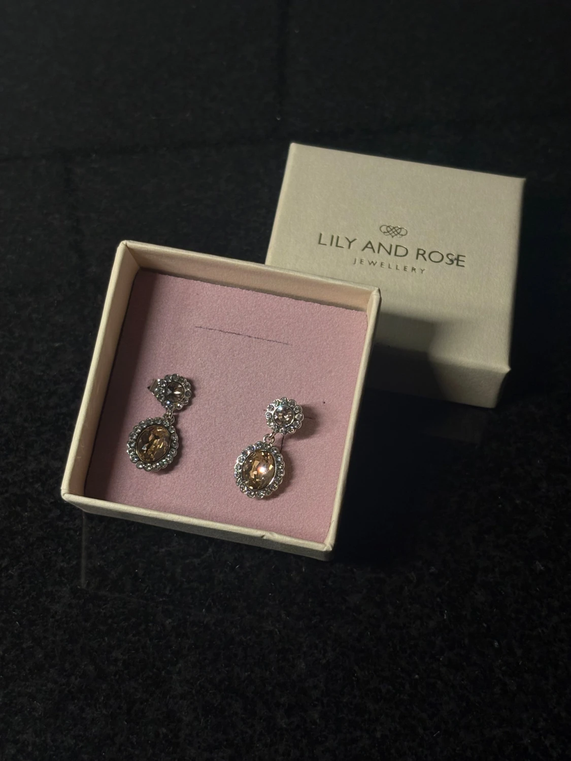 Små lily and rose örhängen  - 4