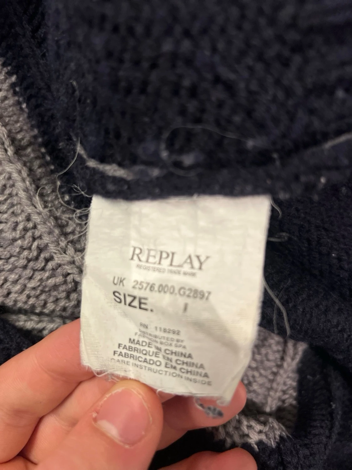 Replay stickad kofta  - 3