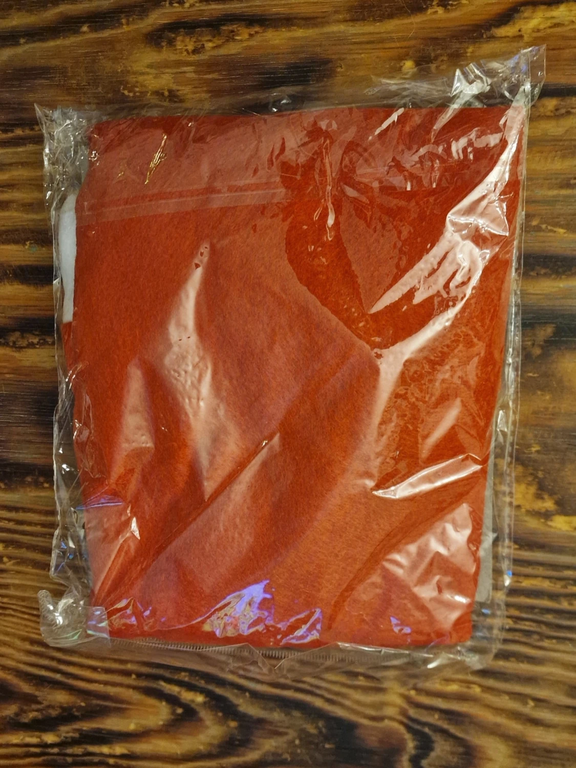 4 stycken röda tomteluvor för stol 60x50cm - 2