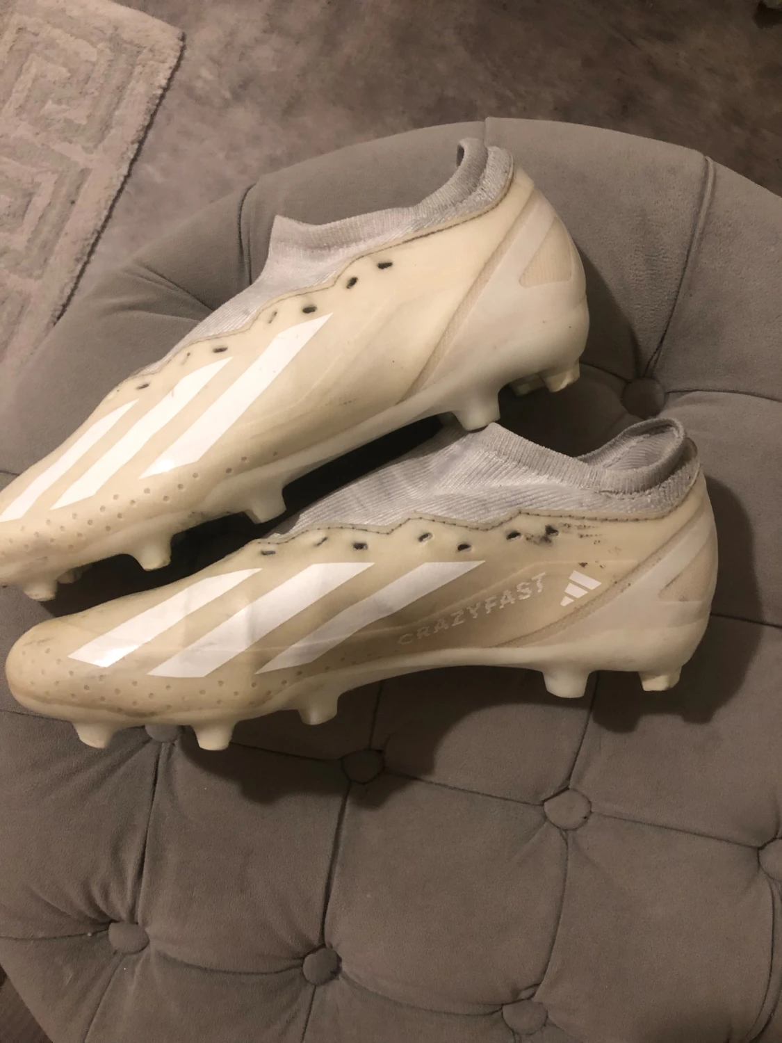 Adidas Crazyfast vita fotbollsskor - 2