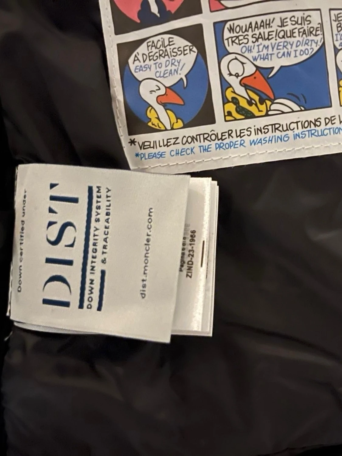 Svart pufferjacka från Moncler M - 4
