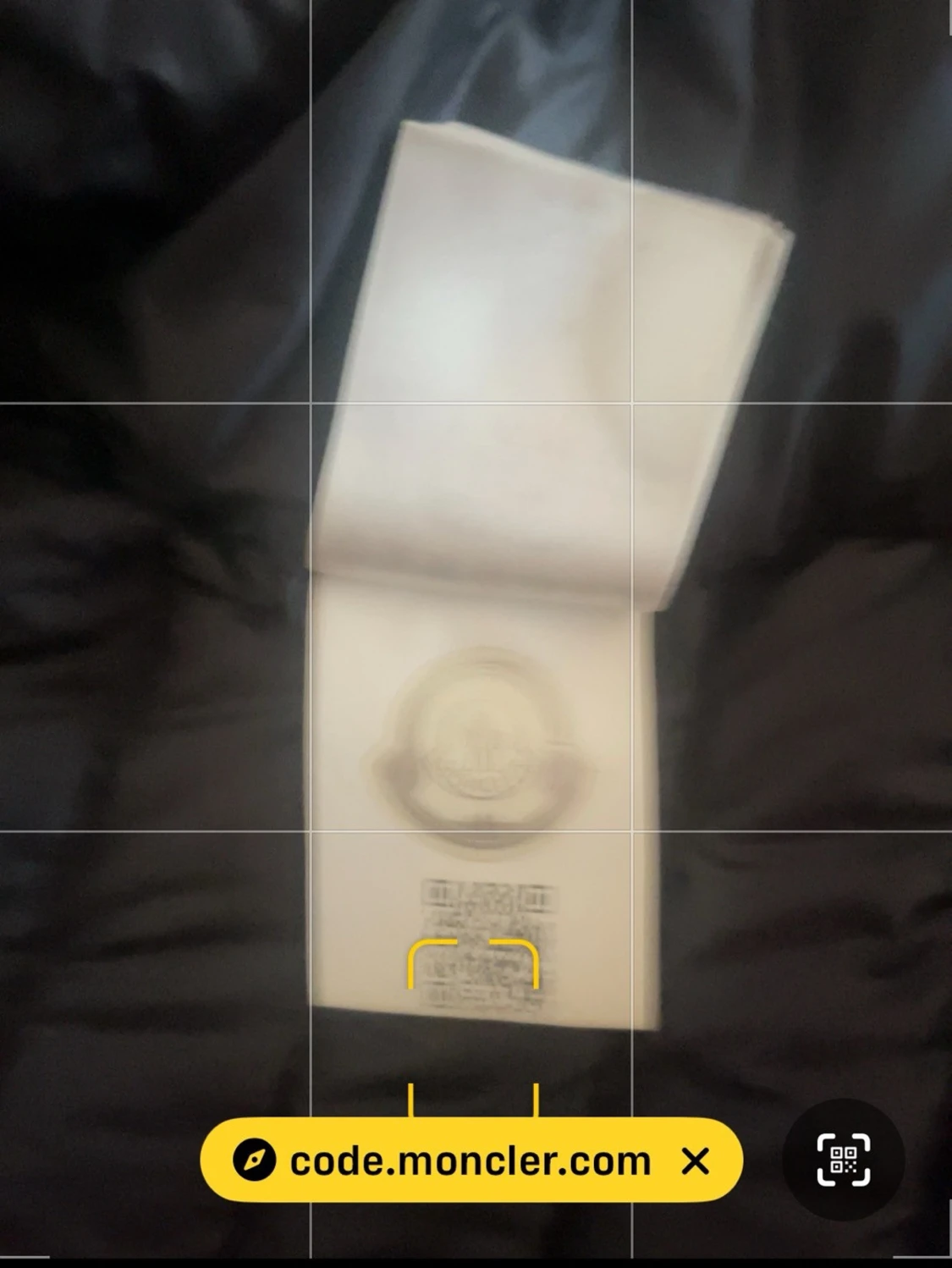 Svart dunjacka från Moncler - 2