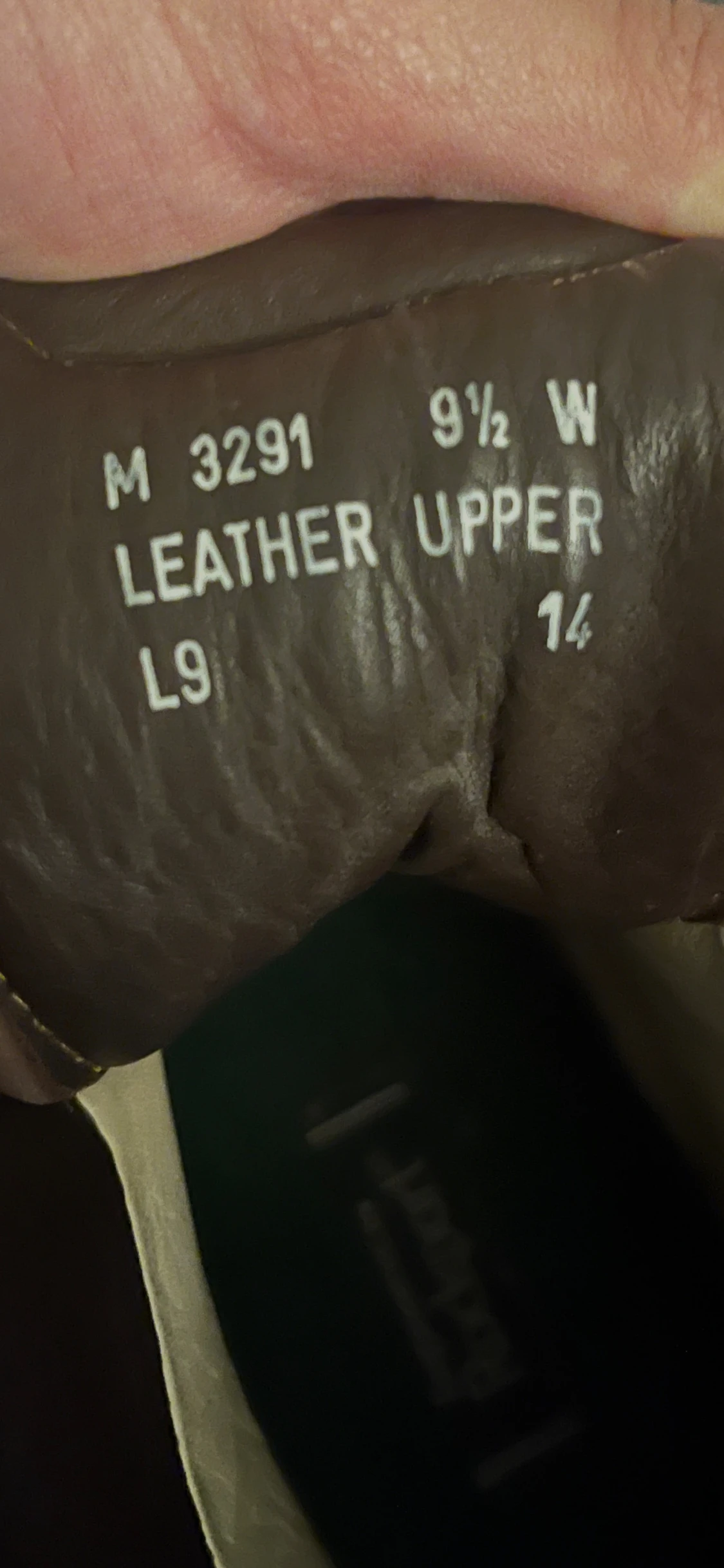 Bruna skinnkängor med snörning - 6