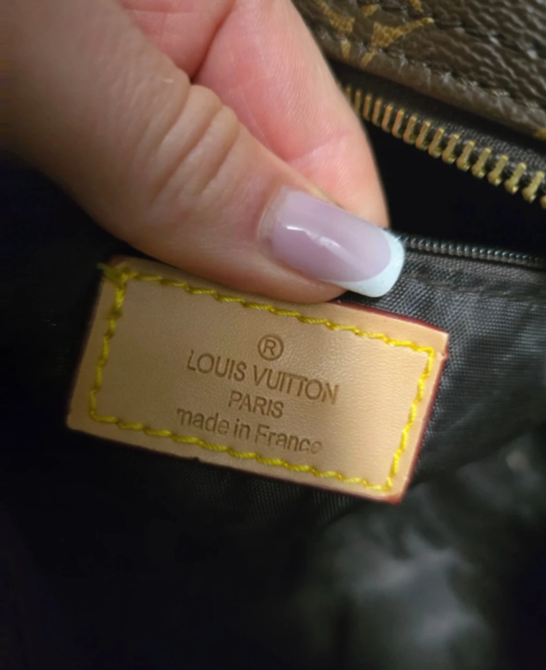 Brun/beige Monogram handväska - 3