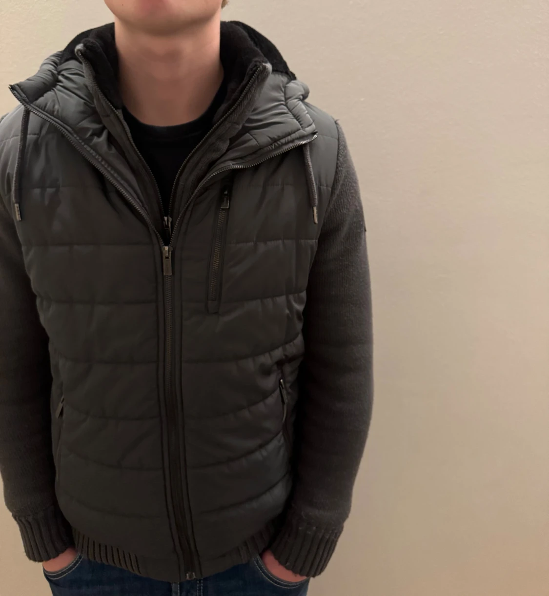 Pälsfodrad Cardigan Jacka - 3