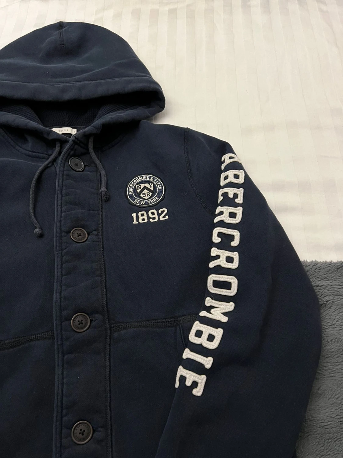 Abercrombie & Fitch Button Up Hoodie - 2