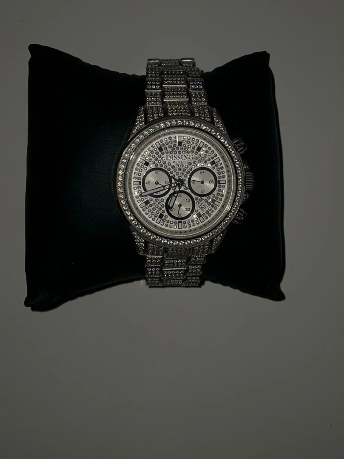 Glittrig silverklocka från Dissing - 1