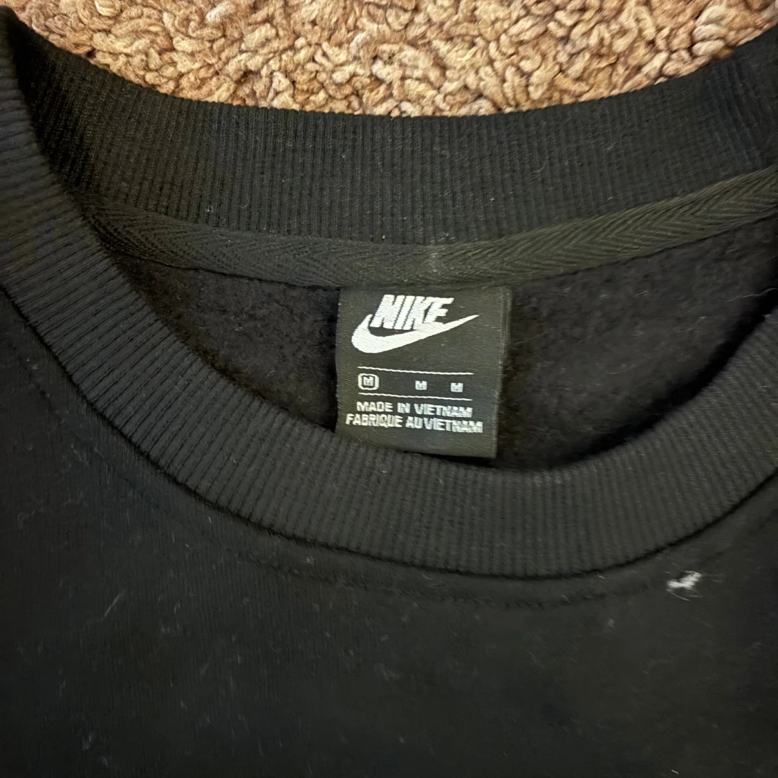 Svart Nike sweatshirt med logga - 1