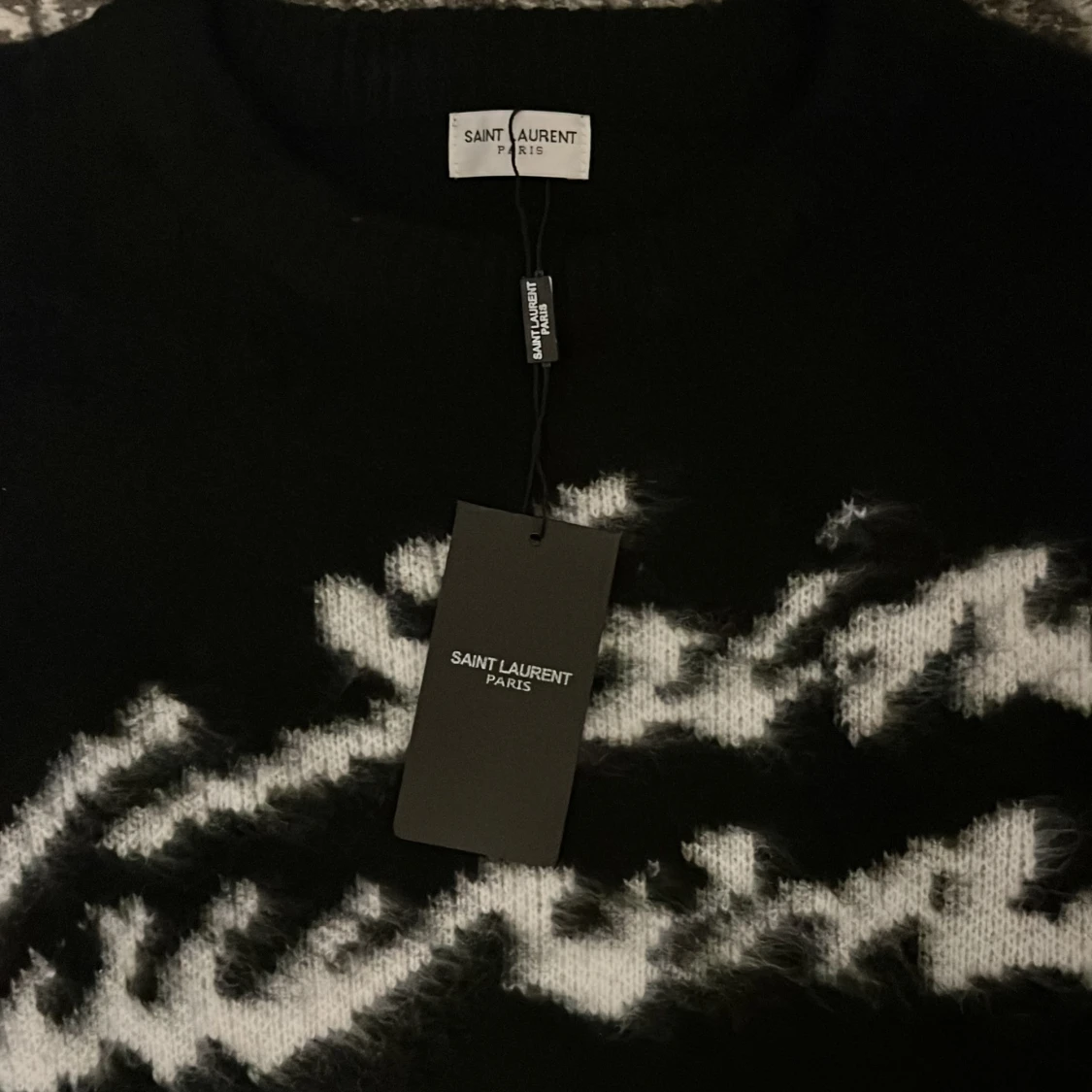 Svart YSL stickad tröja - 1