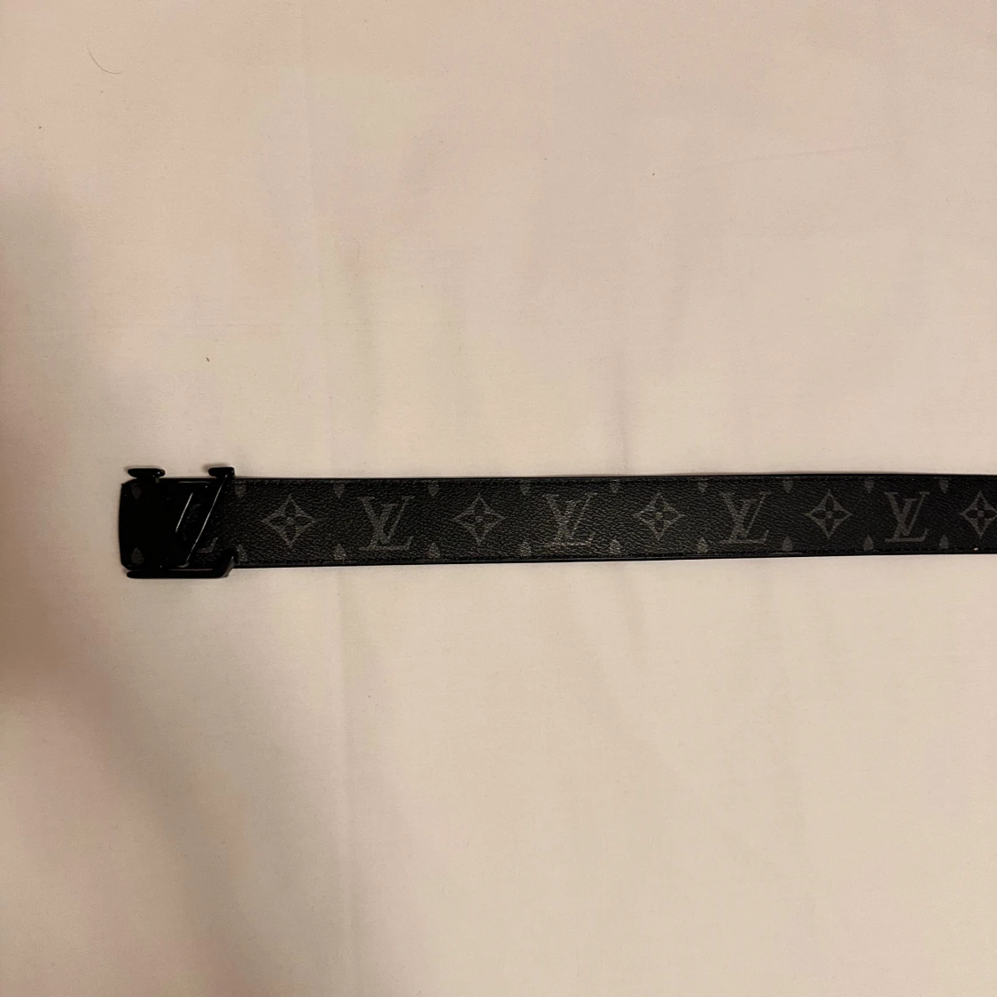 Svart  skärp i skinn - 1