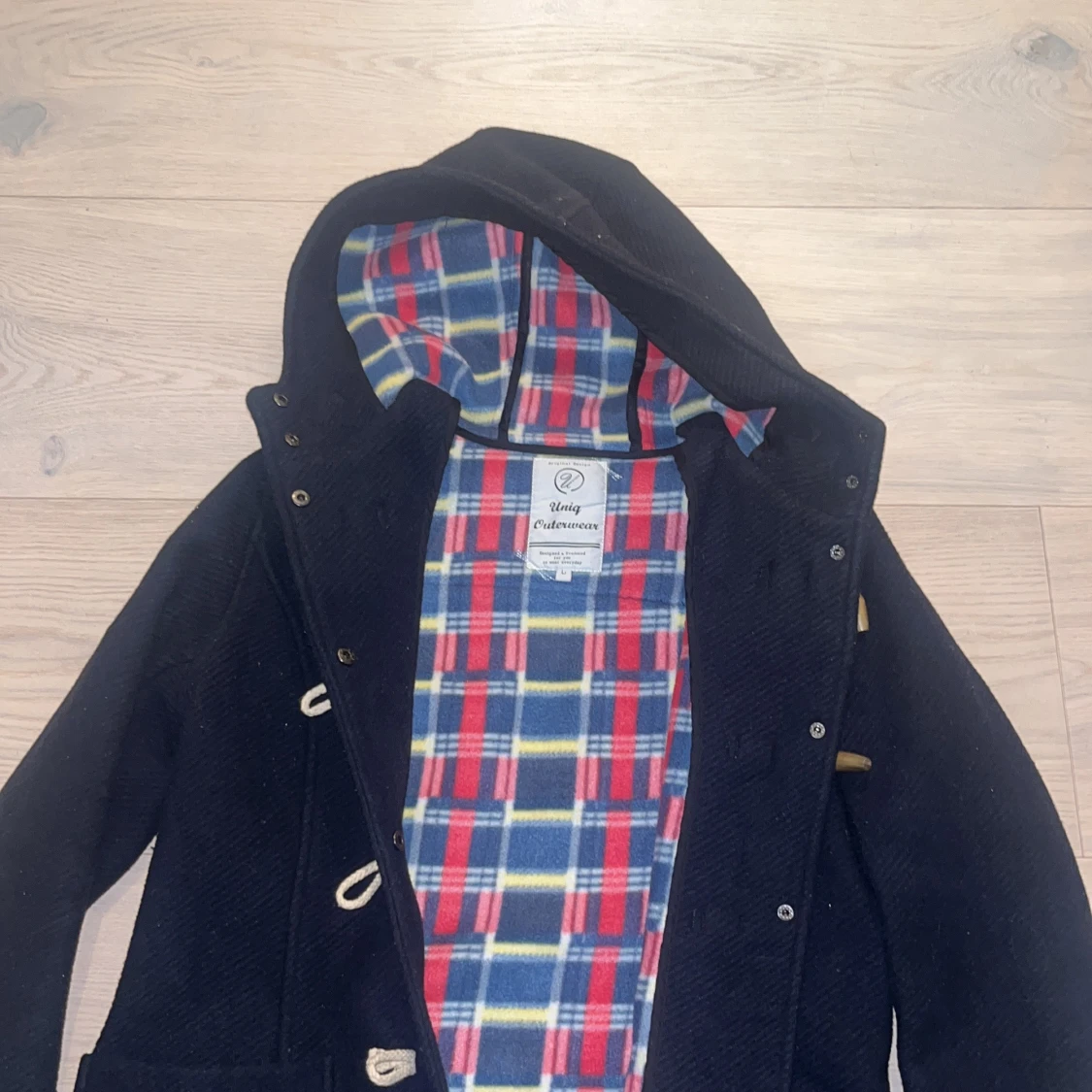 Marinblå duffeljacka från Uniq Outwear - 3