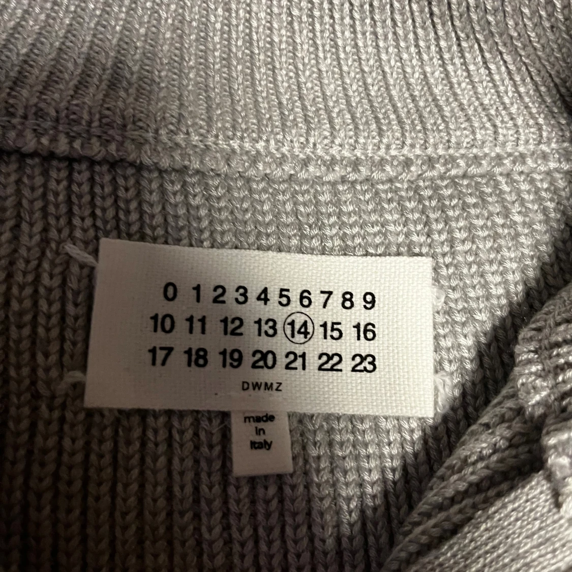 Grå stickad kofta Maison Margiela - 1
