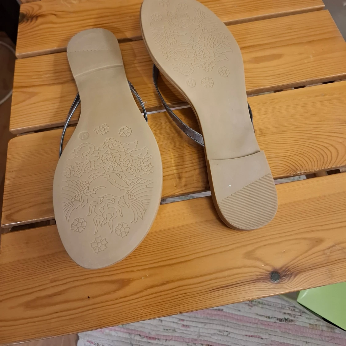 Graceland sandaler med silverremmar - 3