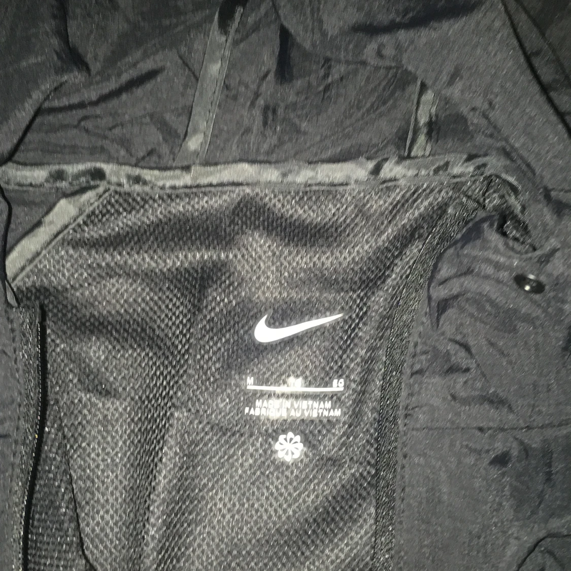 Svart Nike vindjacka med huva - 2