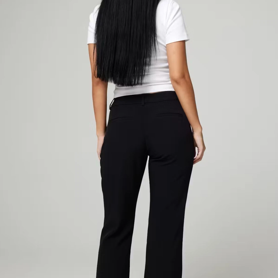 Svarta kostymbyxor - 2