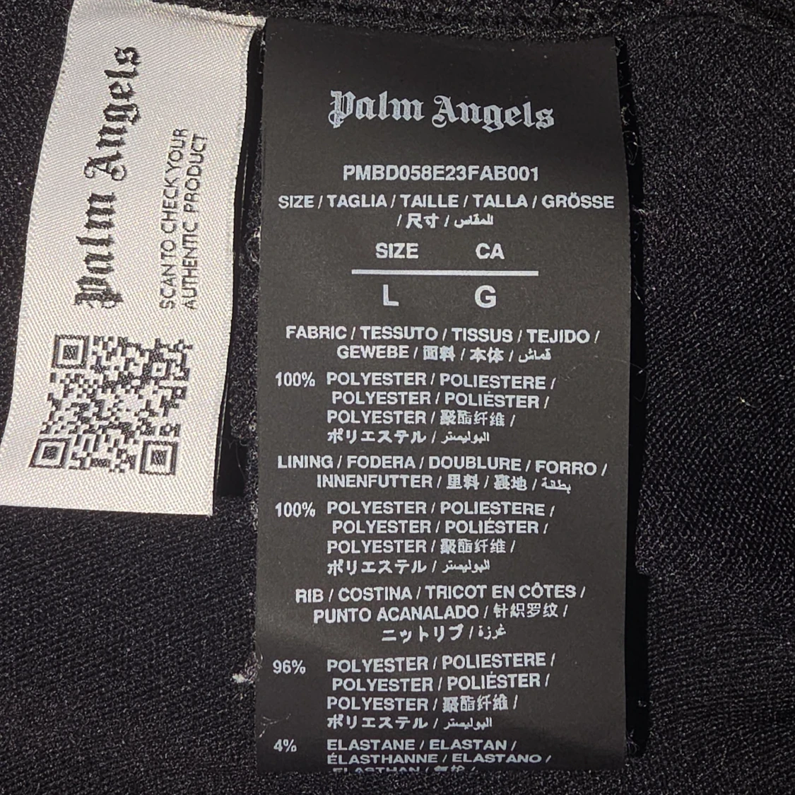 Svart track jacket från Palm Angels - 4