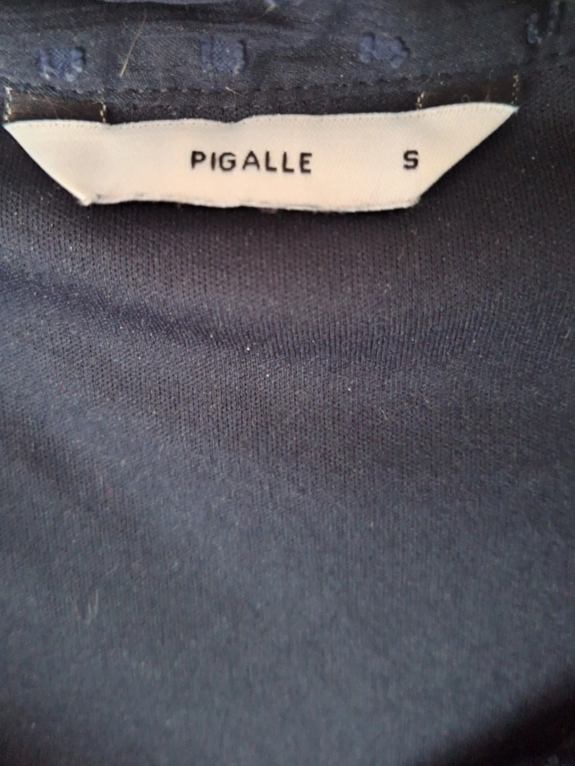 Blå prickig blus - 2