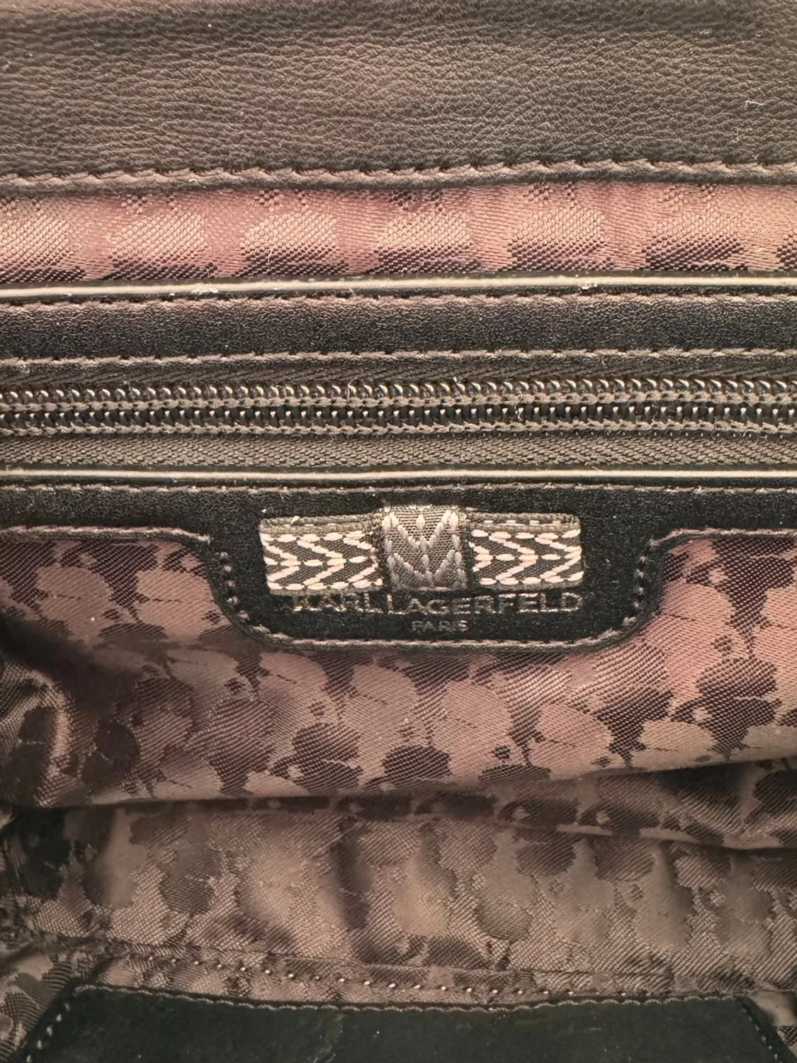 Svart quiltad axelväska Karl Lagerfeld - 2