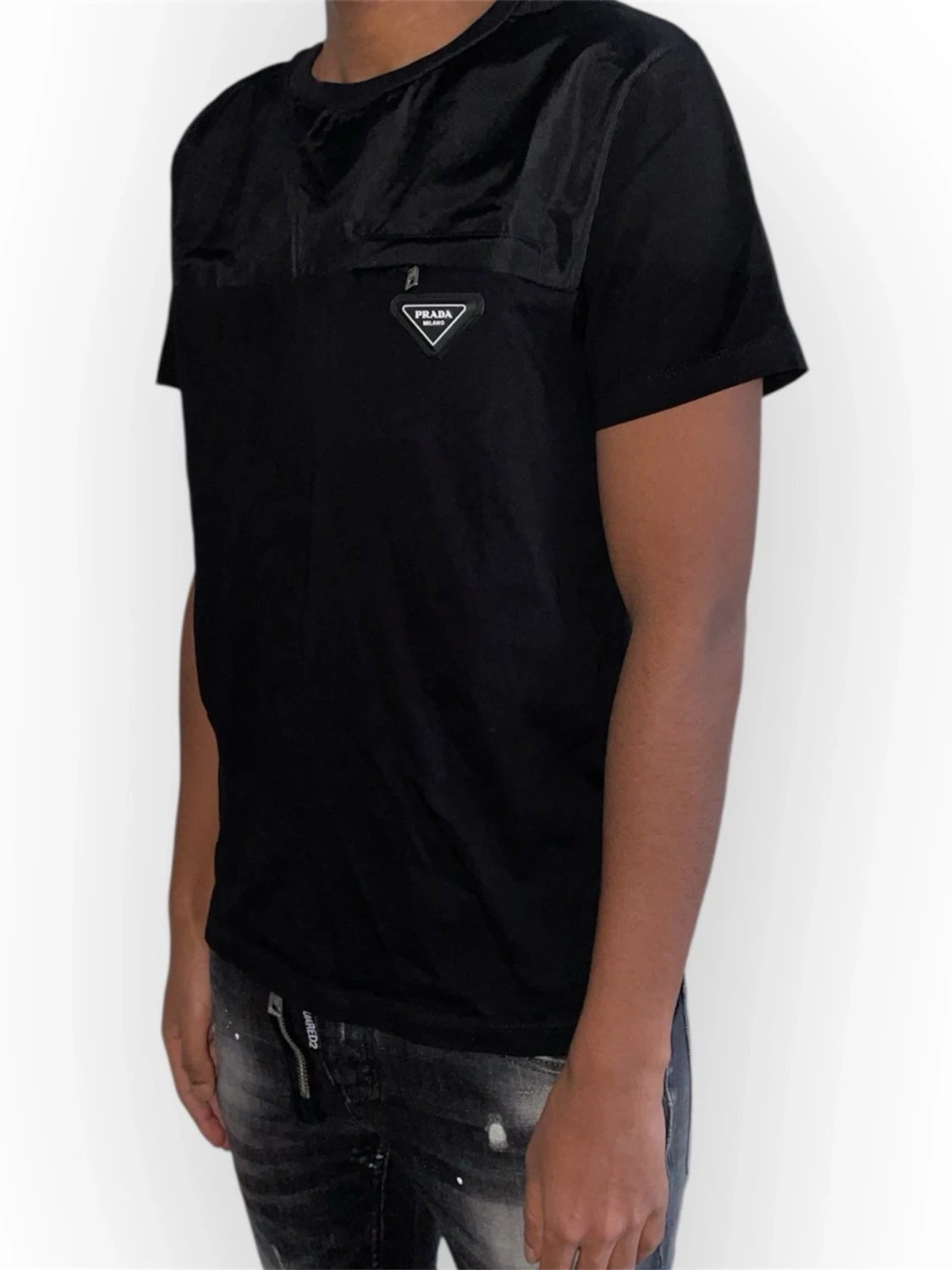 Prada T-shirt-Svart, Storlek S - 1