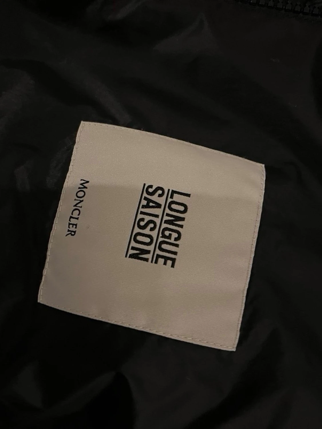 Svart Moncler pufferjacka - 5