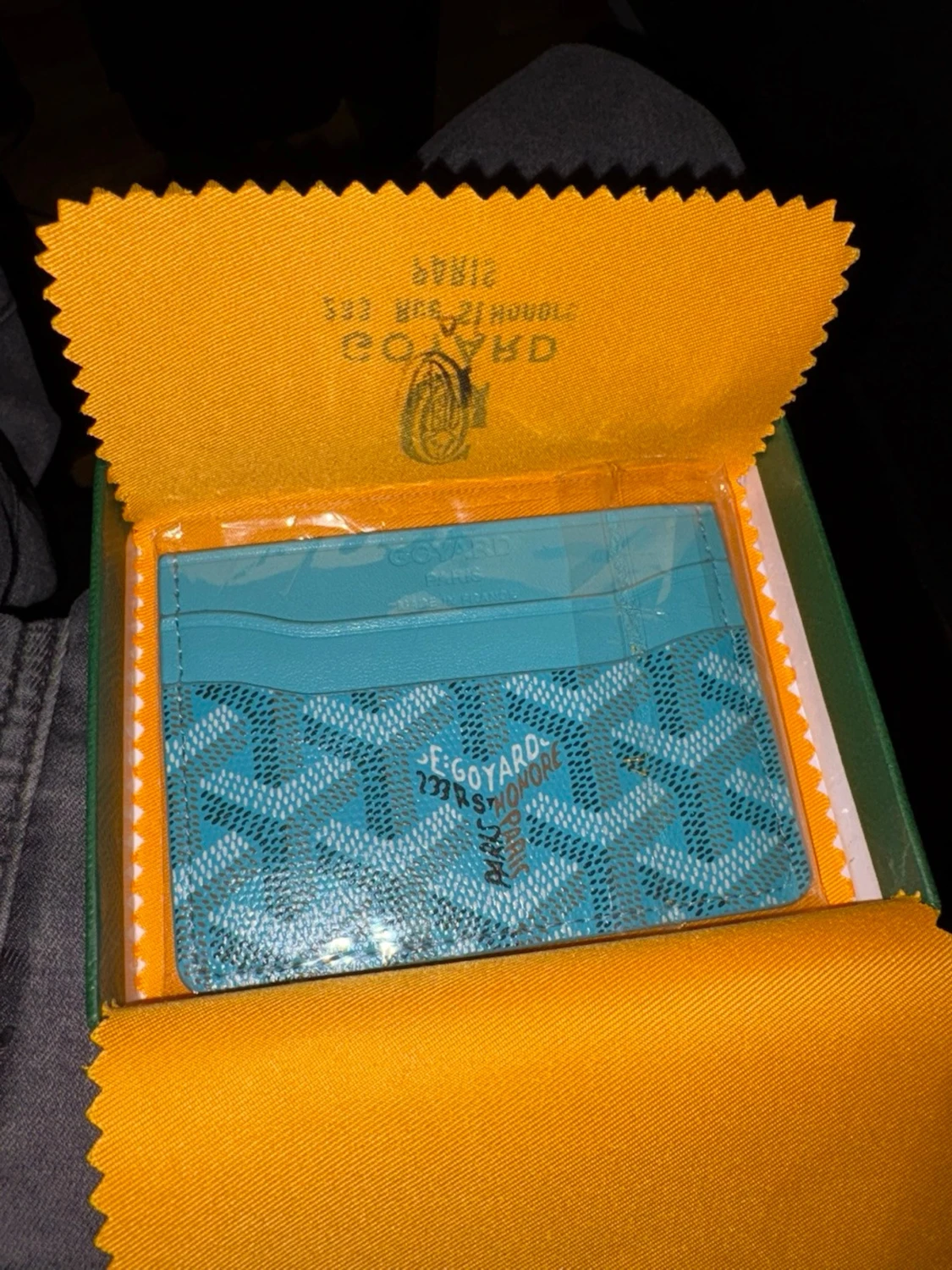 Turkos Go.yard plånbok med mönster - 1