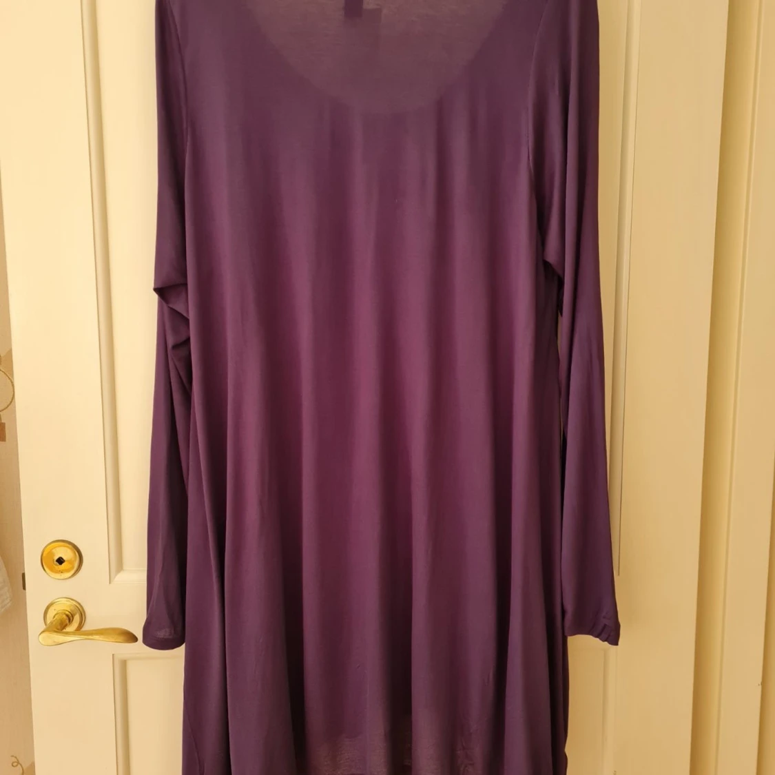 Lila långärmad tunika från H&M strl 3XL - 1