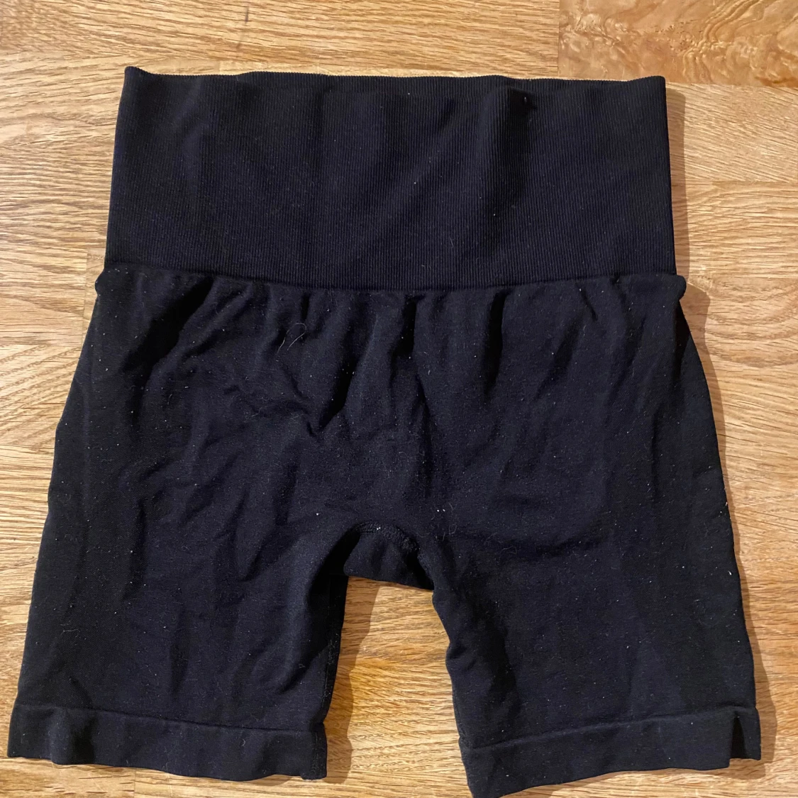 Svarta cykelshorts med hög midja XS