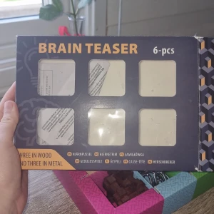 Brain Teaser  - Aldrig använt man kan få köpa hela lådan med alla krångliga saker. Eller bara köpa 1 sak. 