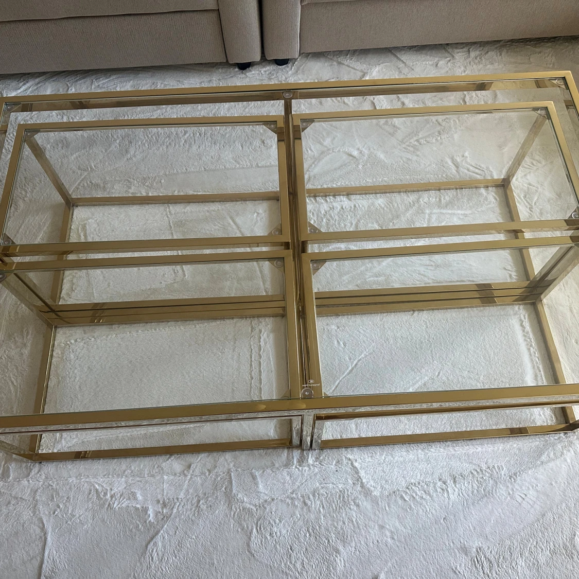 Soffbord med 4 sidobord 