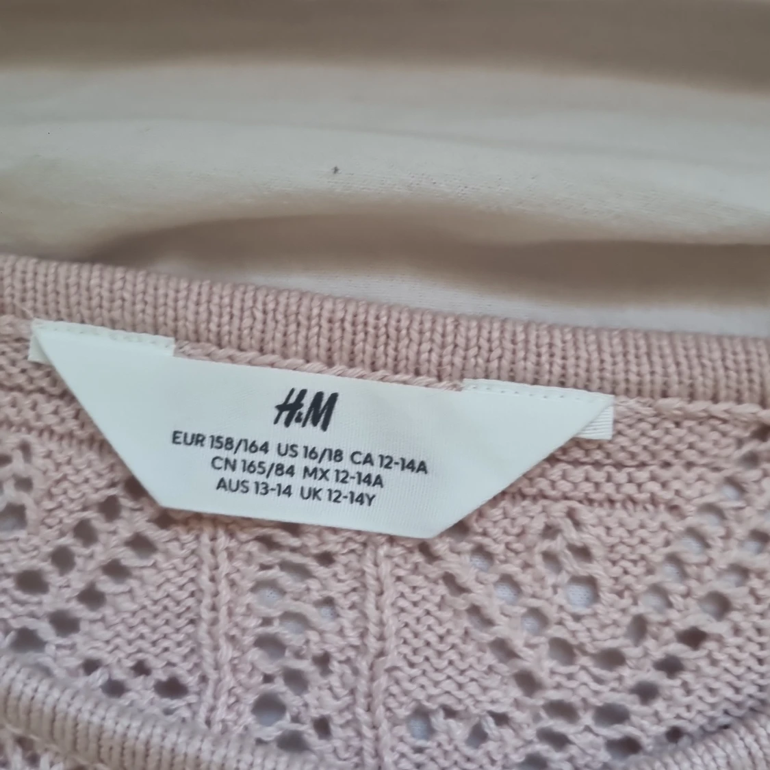 Ljusrosa stickad tröja från H&M - 3