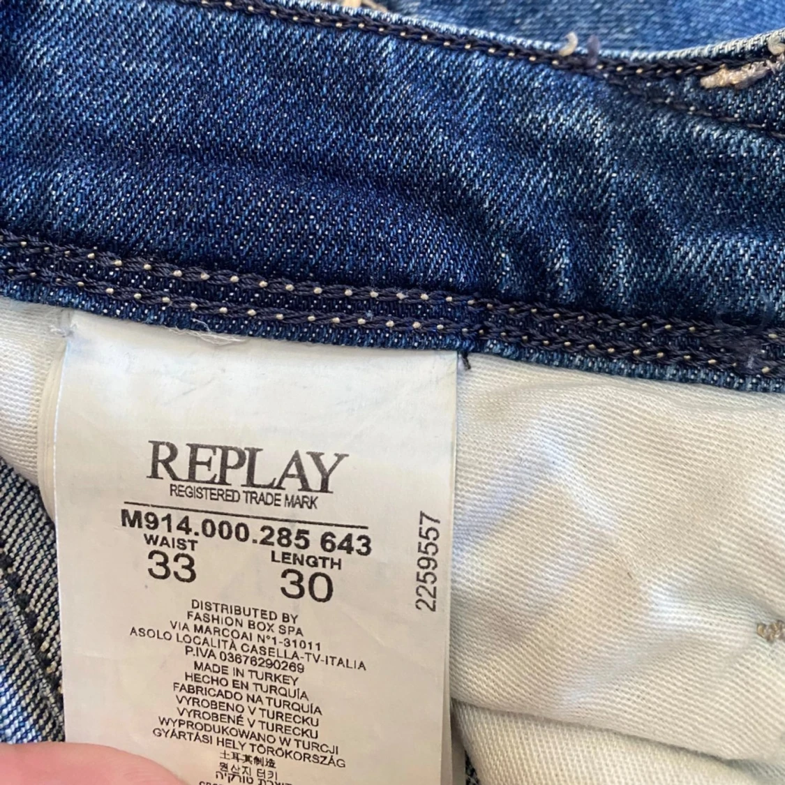 Blå Replay anbass - 91