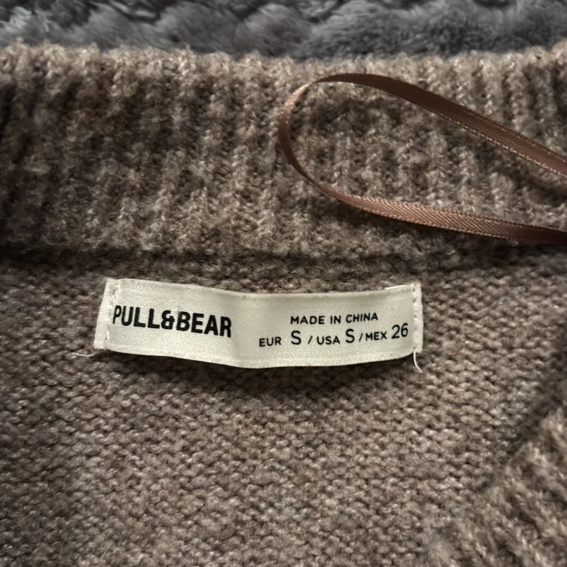 Beige stickad tröja Pull&Bear S - 1