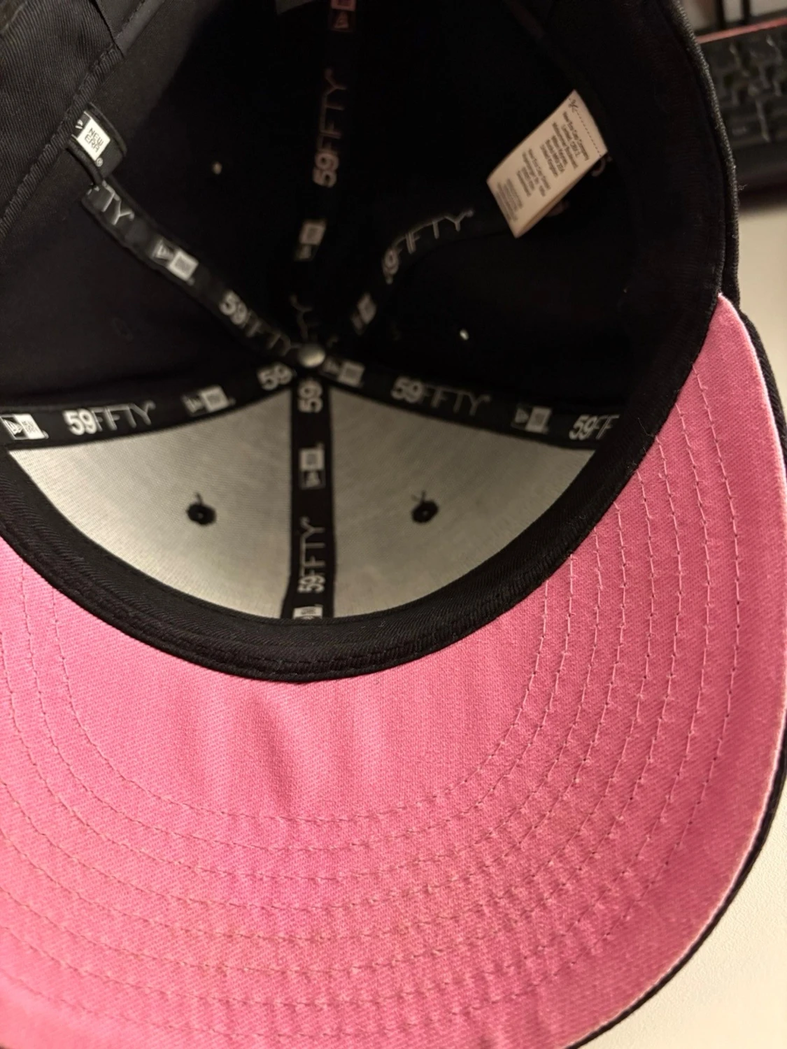 Svart och rosa LA 59FIFTY keps - 1