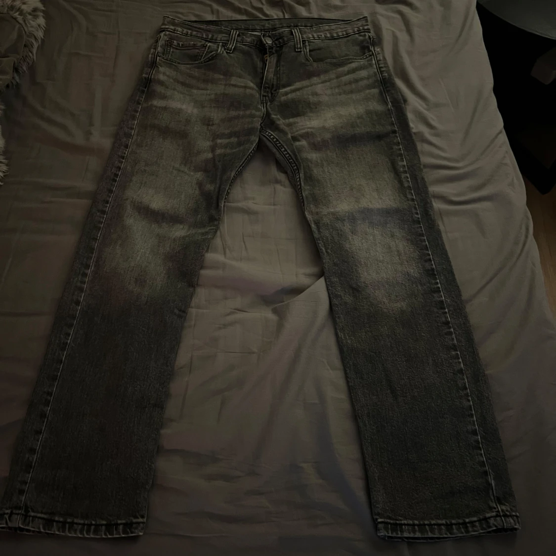 Levi's 502 svarta jeans W32 L32 - 1