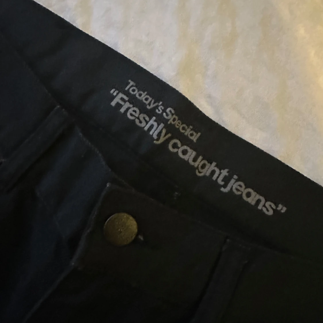 Svarta jeans Freshly Caught Jeans - 1