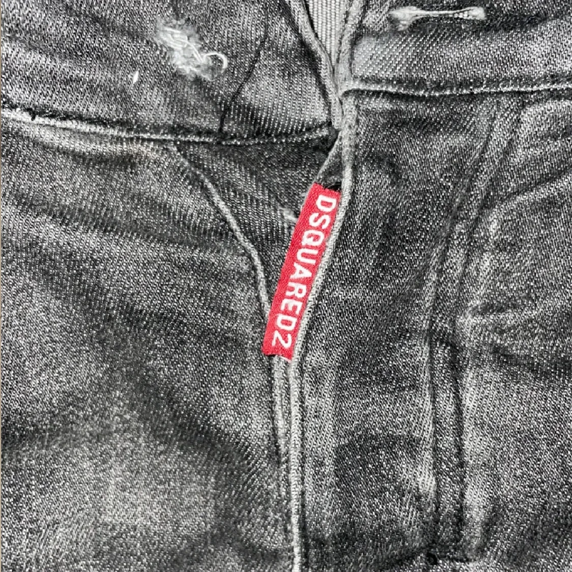 Svarta Dsquared2 jeans med slitningar - 1