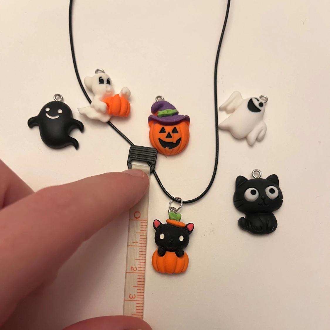 Choker katt pumpa Halloween Halsband  - 4