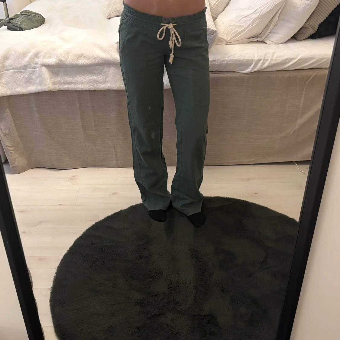 Gröna linnebyxor - 2