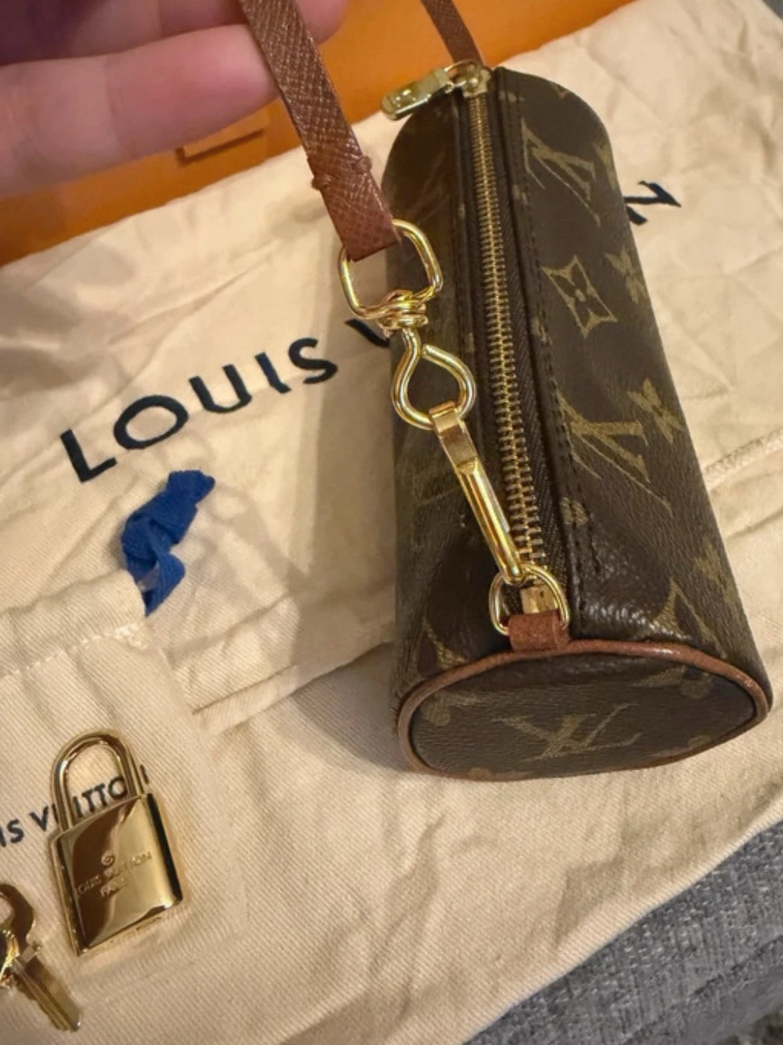 Monogram papillon pouch