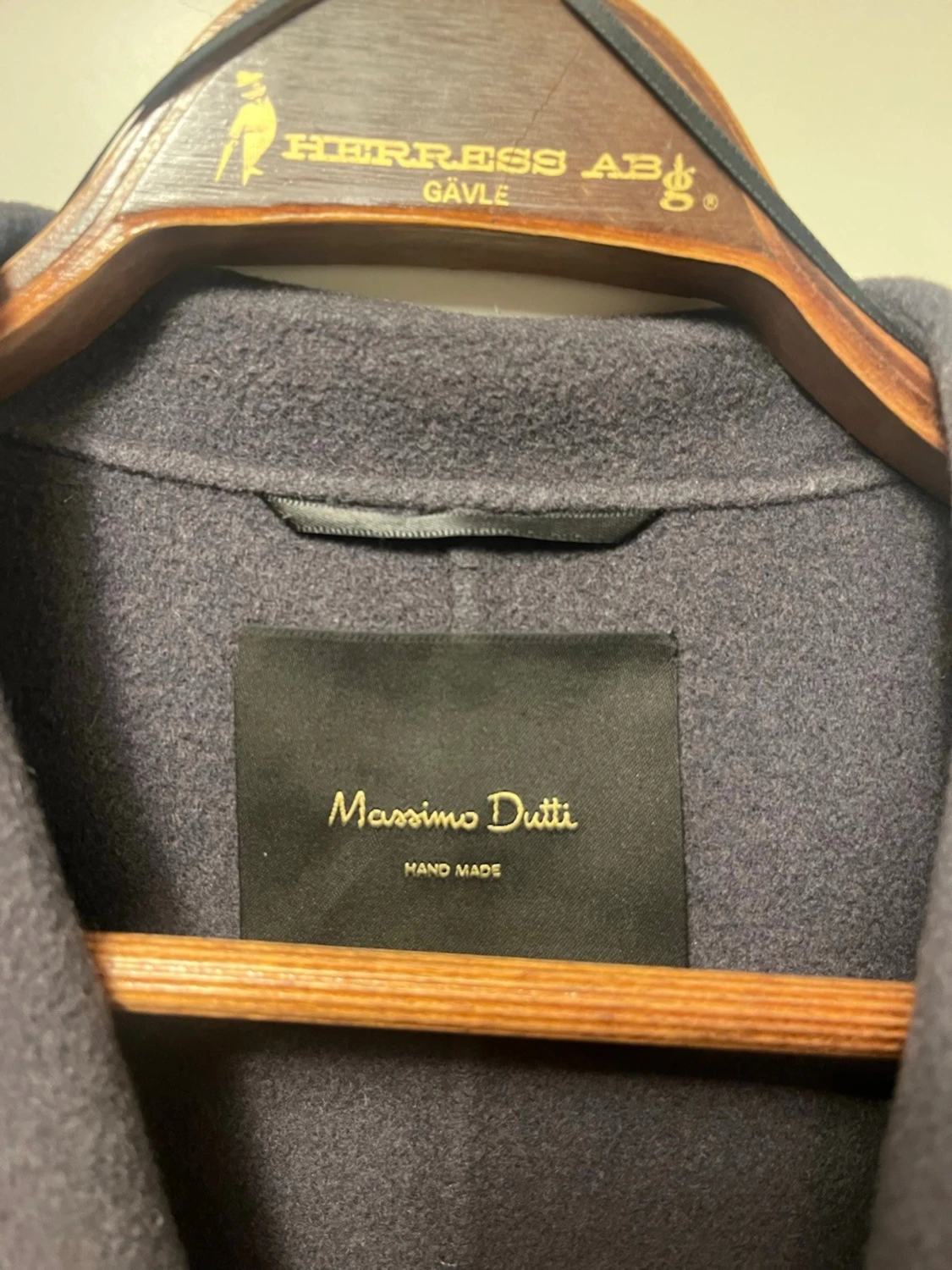 Mörkgrå kappa från Massimo Dutti - 3