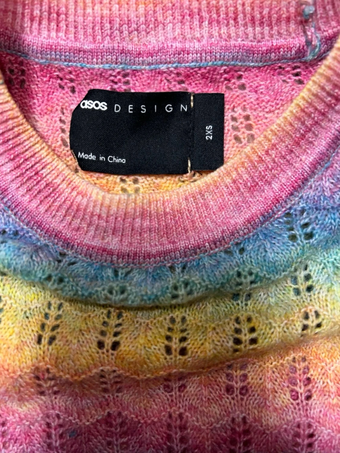 Randig stickad tröja från ASOS DESIGN - 1