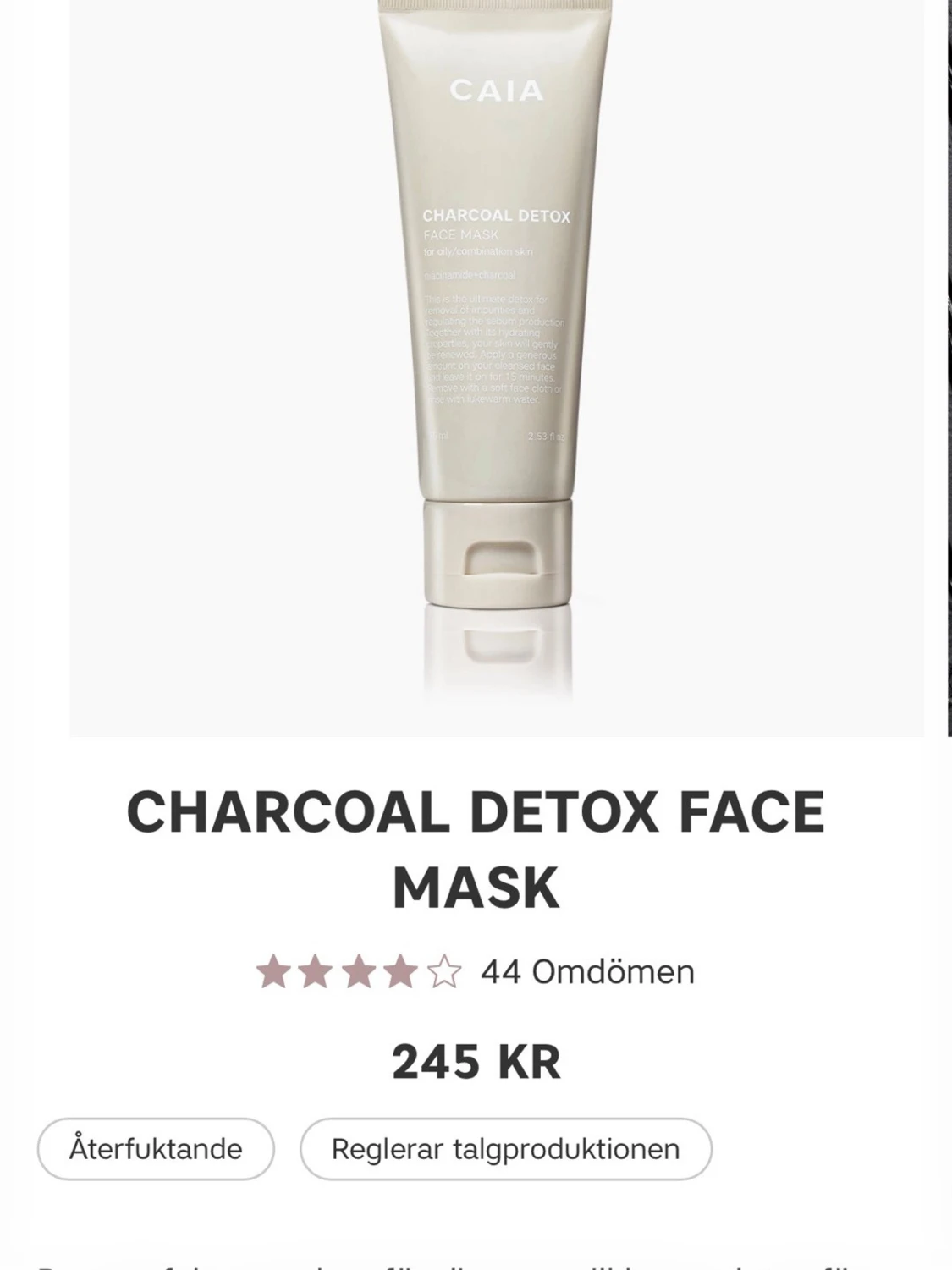 Charcoal Detox Face Mask från CAIA